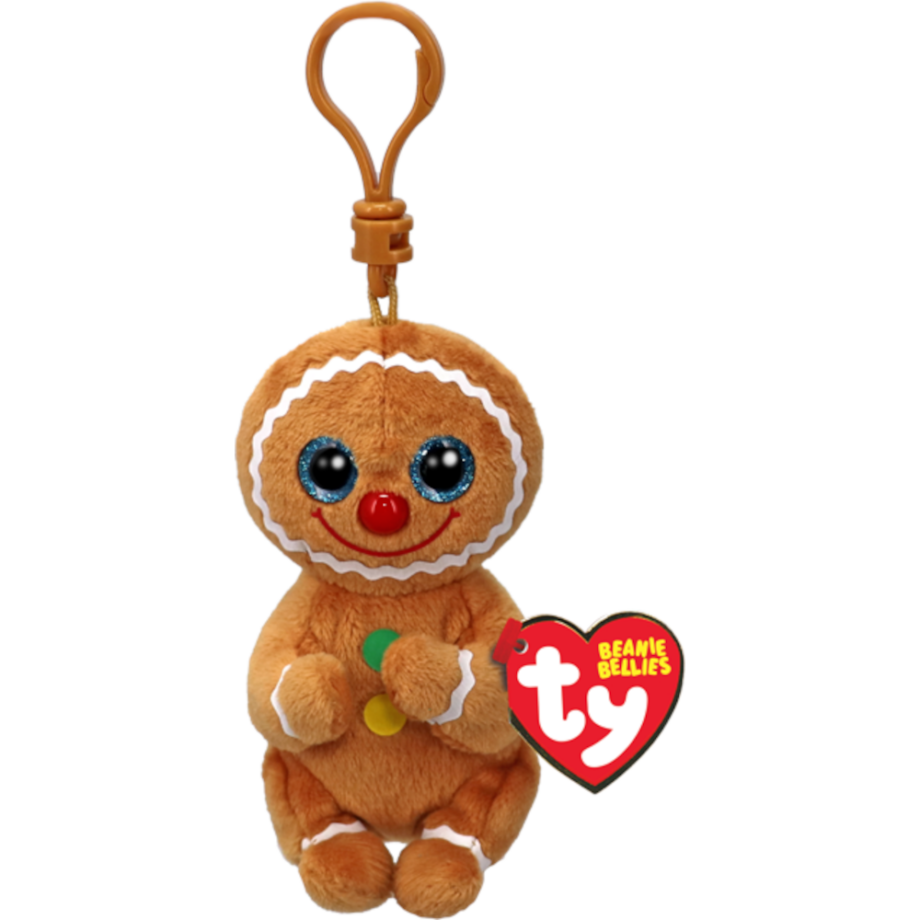 Vavini Ty Beanie Bellies Cookie - Gingerbread Clip